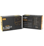 Sistema de refrigeración líquida nox x-240 lcd blanco