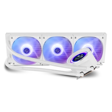 Sistema de refrigeración líquida nox x-360 lcd blanco