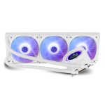 Sistema de refrigeración líquida nox x-360 lcd blanco
