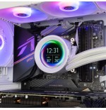 Sistema de refrigeración líquida nox x-360 lcd blanco