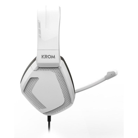 Auricular  krom kopa pro  gaming stereo blanco