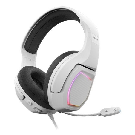 Auriculares krom kopa  gaming 7.1 virtual blanc