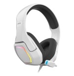 Auriculares krom kopa  gaming 7.1 virtual blanc