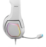 Auriculares krom kopa  gaming 7.1 virtual blanc