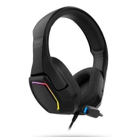 Auriculares krom kopa  gaming 7.1 virtual negro