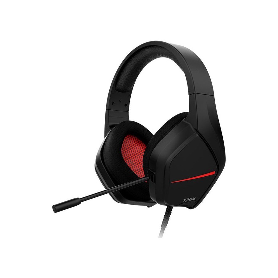 Auricular krom kopa move  gamng estereo negro rojo