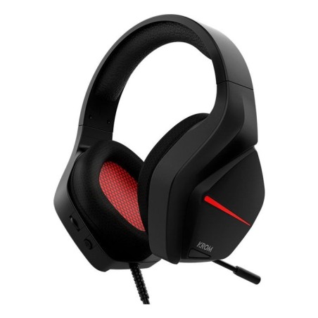 Auricular krom kopa move  gamng estereo negro rojo