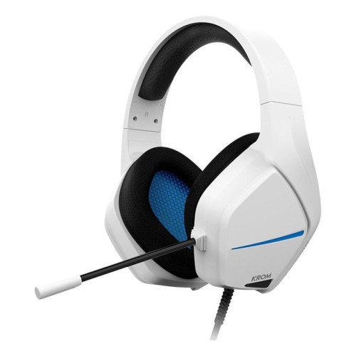 Krom kopa move auricular gamng estereo blanco azul