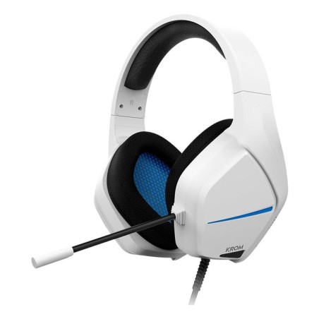 Krom kopa move auricular gamng estereo blanco azul