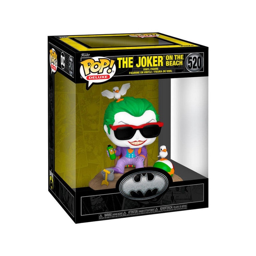 Figura pop deluxe dc comics joker on the beach