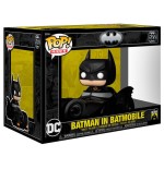 Figura pop rides deluxe dc comics batman in batmobile