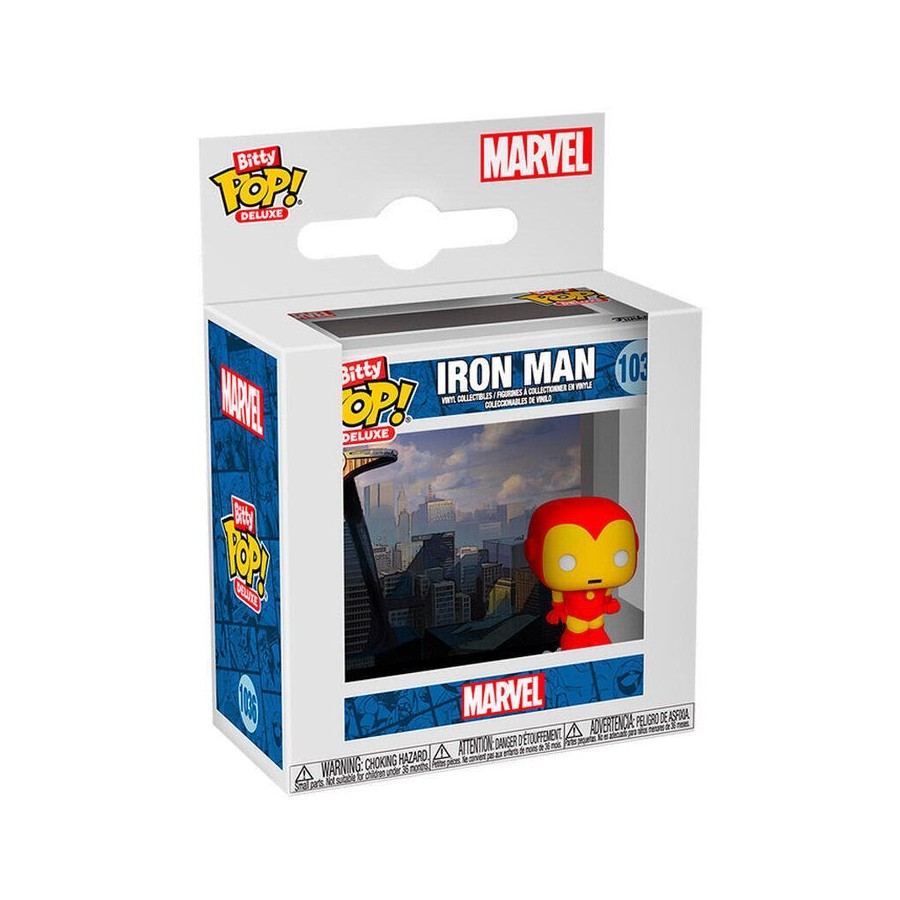 Figura bitty pop deluxe marvel iron man