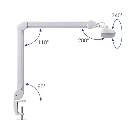 Lámpara maul 8205802  de mesa blanco