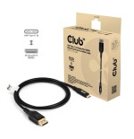 Club3d cable usb typ c - dp 2.1 1m 10k60hz m m retail