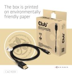 Club3d cable usb typ c - dp 2.1 1m 10k60hz m m retail