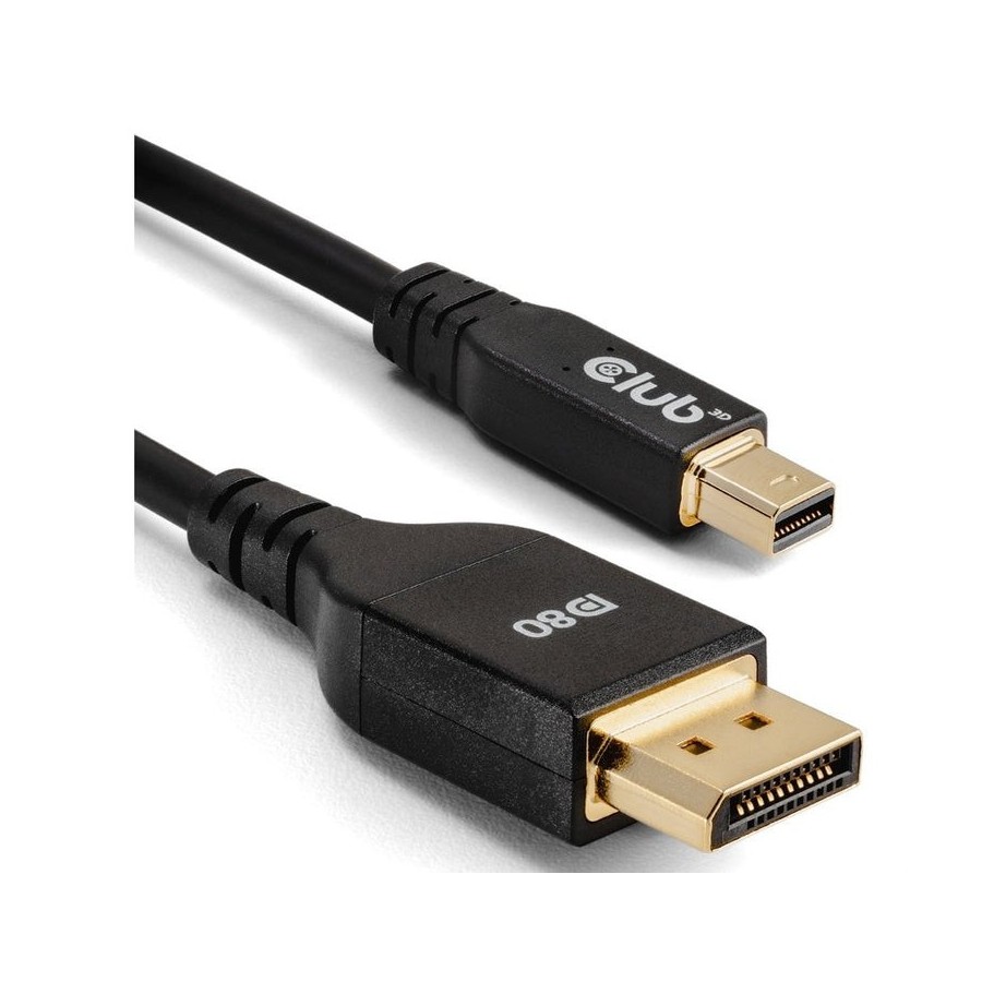 Club3d cable minidp 2.1 - dp2.1 1m 10k60hz m m retail