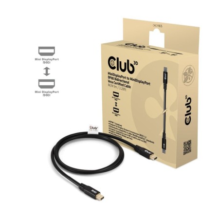Club3d cable minidp 2.1 - minidp 2.1 1m 10k60hz m m retail