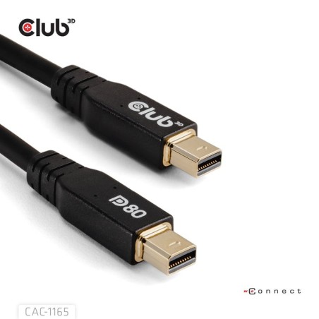 Club3d cable minidp 2.1 - minidp 2.1 1m 10k60hz m m retail