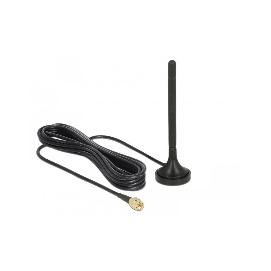 Delock antena lte sma st. 2dbi starr omni. cable rg-174 3m outdoor