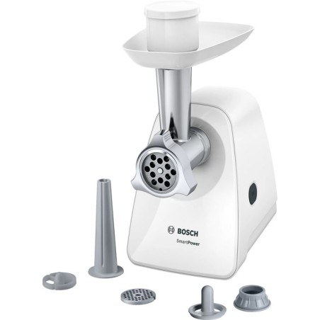 Picadora  bosch mfw2520w 1500 w acero inoxidable, blanco