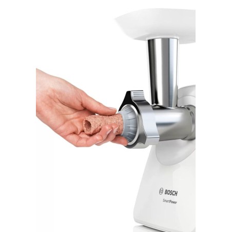 Picadora  bosch mfw2520w 1500 w acero inoxidable, blanco