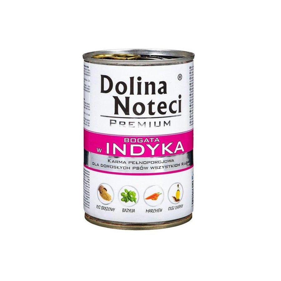 Comida húmeda para perros dolina noteci premium rich in turkey  400 g