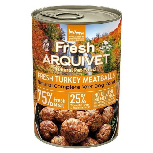 Arquivet albóndigas de pavo frescas en salsa 400g