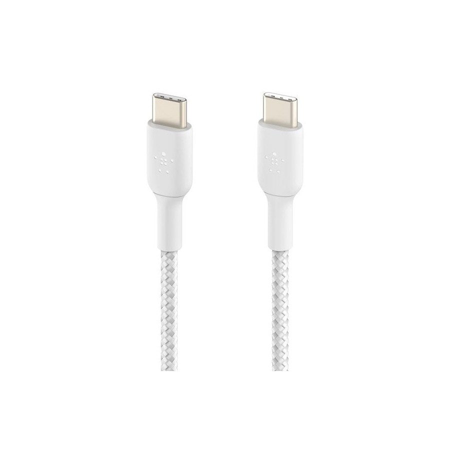 Belkin boost charge braided cab. usb-c/usb-c 2m whitecab004bt2mwh