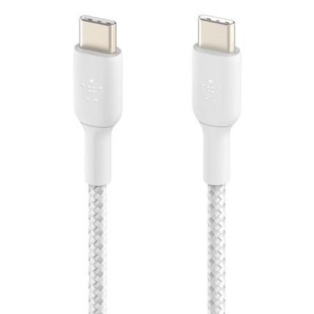 Belkin boost charge braided cab. usb-c/usb-c 2m whitecab004bt2mwh