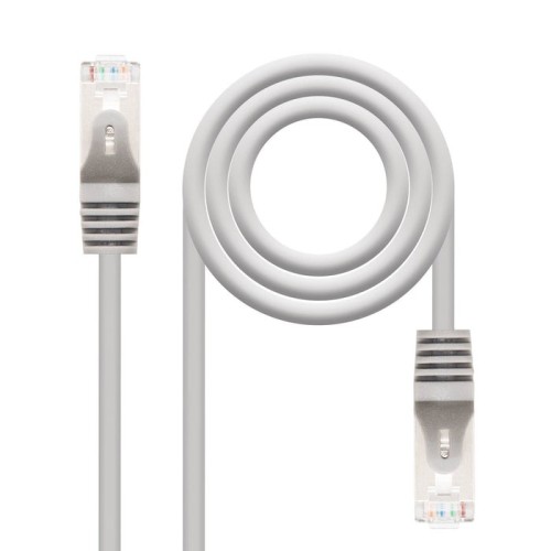 Nanocable cable de red rj45 cat.6 ftp awg24 3m - gris