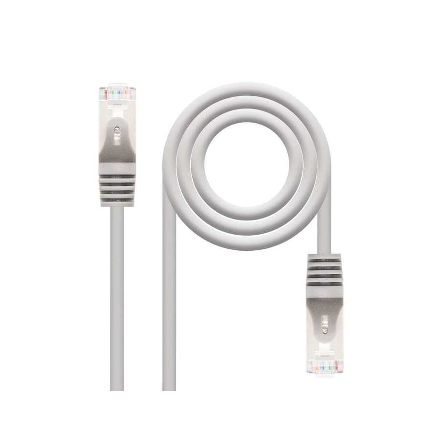 Nanocable cable de red rj45 cat.6 ftp awg24 3m - gris