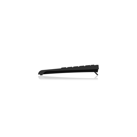 Mini teclado keysonic ack-540u + usb, negro, smarttouchpad, alemán, softskin