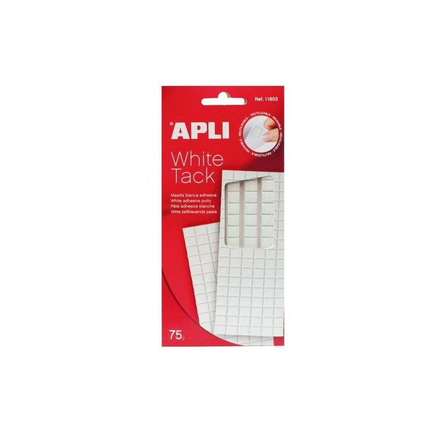 Masilla adhesiva blanca75 grcuarteadaapli