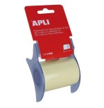 Apli dispensador de notas adhesivas en rollo 60mmx10m amarillo pastel