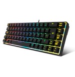 Teclado español mini krom kalista rgb membrana