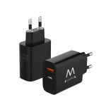 Cargador ewent rapido usb-c y qc3.0 20w