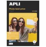 Papel fotográfico apli bestprice 11804 din a4 140g 100 hojas brillante