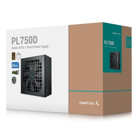 Fuente alimentacion atx 750w deepcool pl750d 80+ bronze 3.0 r-pl750d-fc0b-eu v2