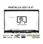 Pantalla led táctil de 15.6" para portátil hp envy x360 15 cn 15 cp series con marco