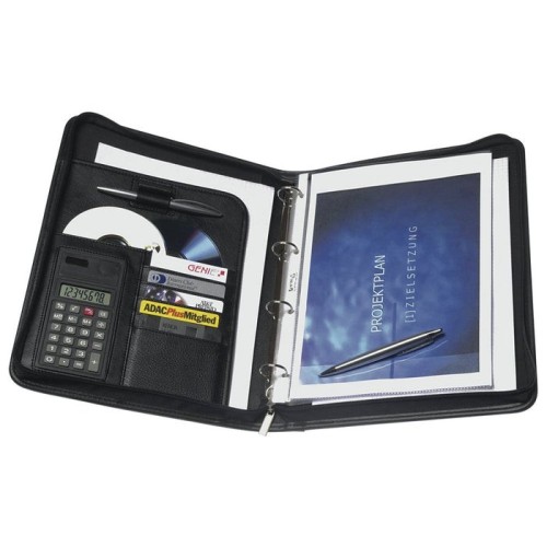 Genie 10742 organizador personal imitación piel negro