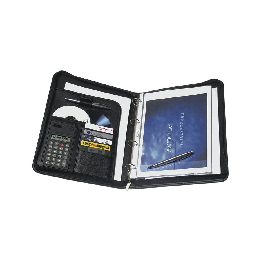 Genie 10742 organizador personal imitación piel negro