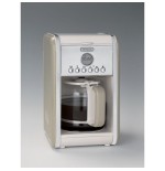 Cafetera de goteo ariete vintage beige2000w4-12 tazasjarra vidrio templadocuerpo metálico + abs