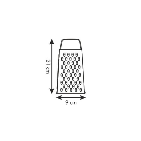 Rallador 4 caras inox handy. tescoma