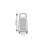 Rallador 4 caras inox handy. tescoma