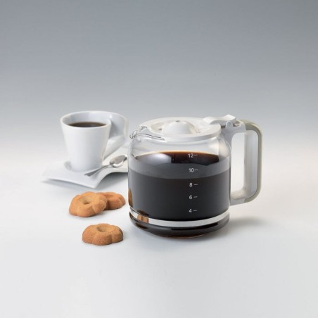 Cafetera de goteo ariete vintage beige2000w4-12 tazasjarra vidrio templadocuerpo metálico + abs