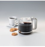 Cafetera de goteo ariete vintage beige2000w4-12 tazasjarra vidrio templadocuerpo metálico + abs