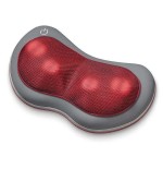Almohada de masaje shiatsu beurer mg-149 18w 4 cabezales de masaje función luz y calor funda lavable