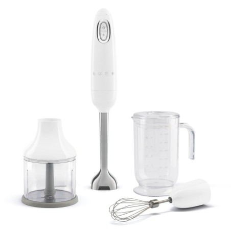 Smeg hbf03wheu batidora de inmersión 700 w acero inoxidable, blanco