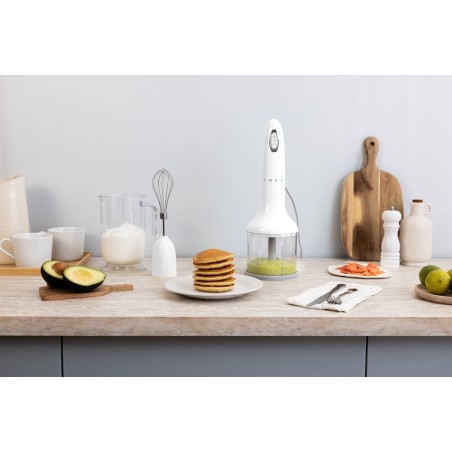 Smeg hbf03wheu batidora de inmersión 700 w acero inoxidable, blanco