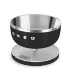 Smeg ksc01blmww báscula de cocina negro, acero inoxidable encimera alrededor báscula electrónica de cocina